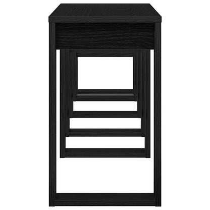 Tavolo Nesting 3 pcs Rovere nero 61 x 28 x 47 cm