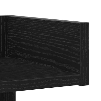 Libreria Rovere Nero 86 x 25,5 x 140 cm Legno multistrato