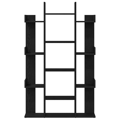 Libreria Rovere Nero 86 x 25,5 x 140 cm Legno multistrato