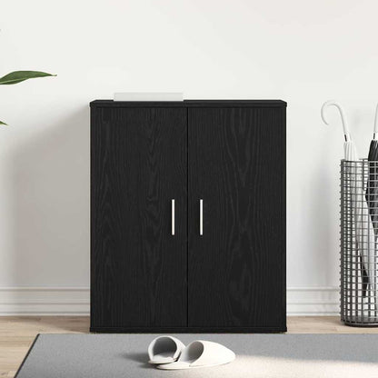 Scarpiera Rovere nero 60 x 35 x 70 cm Legno multistrato