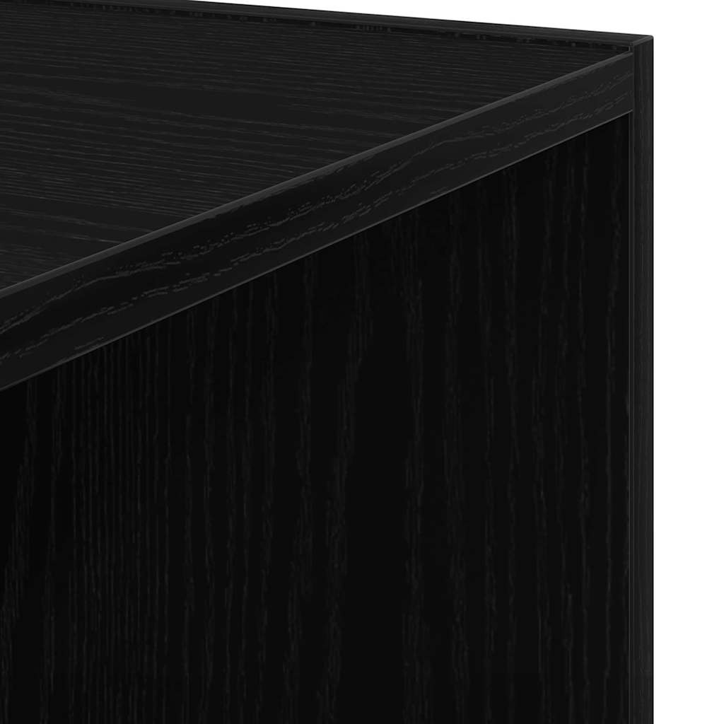 Mensole angolari Rovere Nero 33 x 33 x 67 cm Legno multistrato | homemem39