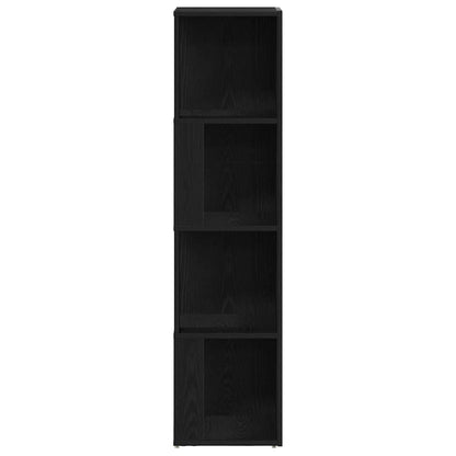 Mensole angolari Rovere Nero 33 x 33 x 132 cm Legno multistrato | homemem39