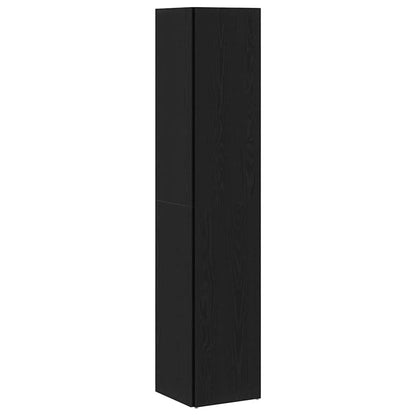 Mensole angolari Rovere Nero 33 x 33 x 164,5 cm | homemem39