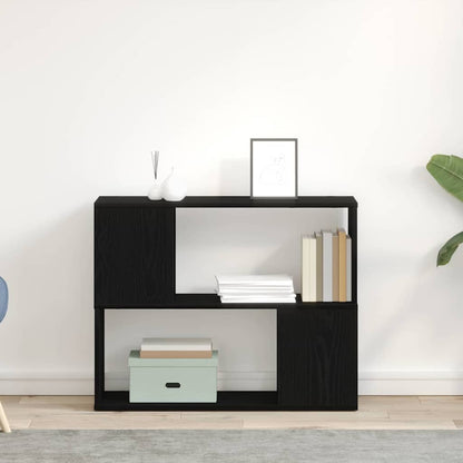 Set mobile TV Rovere Nero 80 x 24 x 63 cm Legno multistrato