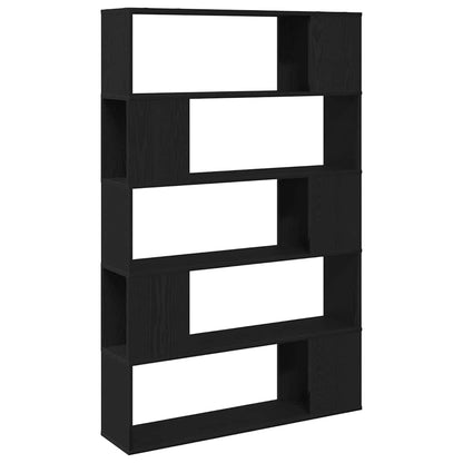 Set mobile TV Rovere Nero 100 x 24 x 155 cm Legno multistrato