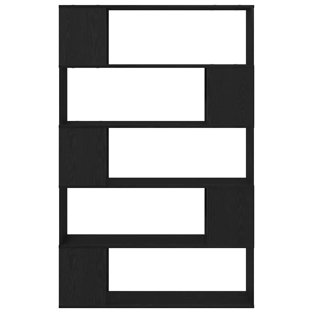 Set mobile TV Rovere Nero 100 x 24 x 155 cm Legno multistrato