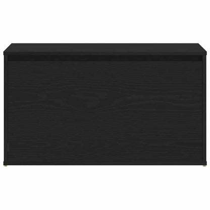 panchina con cassetto Nero 80 x 40 x 45 cm Legno multistrato