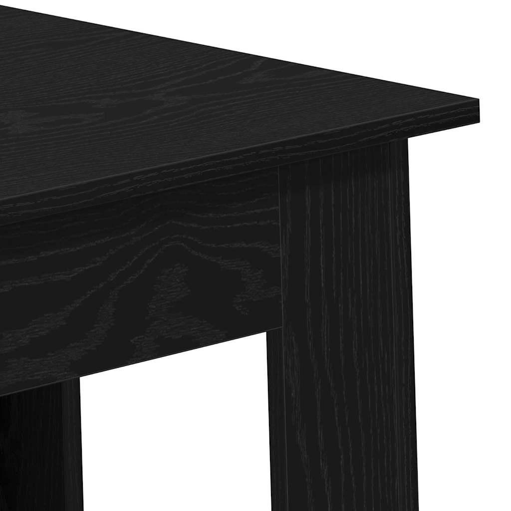 Tavolo da bar Rovere Nero 102 x 50 x 103,5 cm Legno multistrato