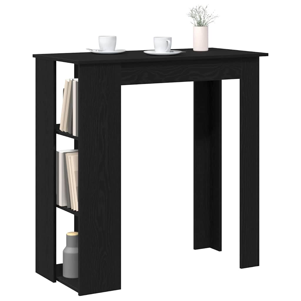 Tavolo da bar Rovere Nero 102 x 50 x 103,5 cm Legno multistrato