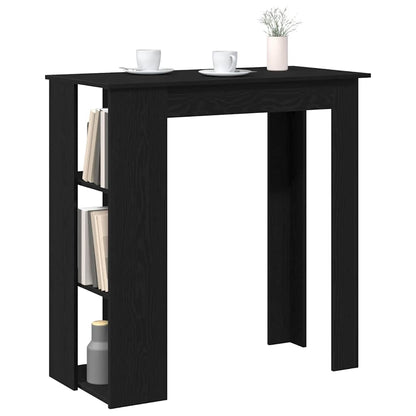 Tavolo da bar Rovere Nero 102 x 50 x 103,5 cm Legno multistrato
