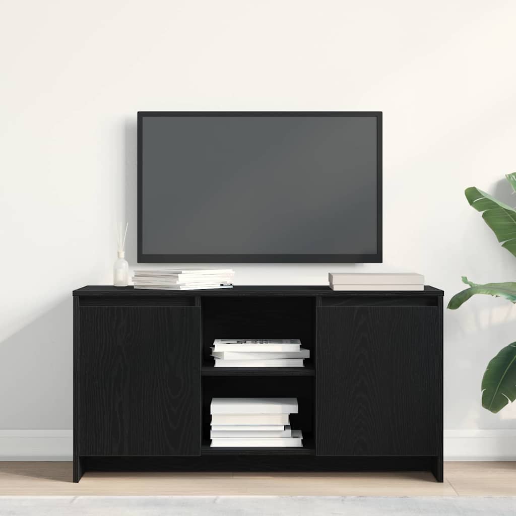 Supporto TV Nero 102 x 37.5 x 52.5 cm Legno multistrato