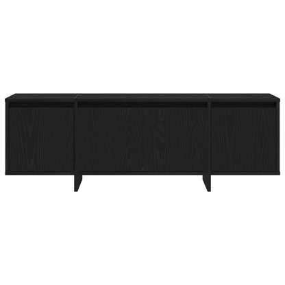 Mobile TV Rovere Nero 120 x 30 x 40,5 cm Legno multistrato