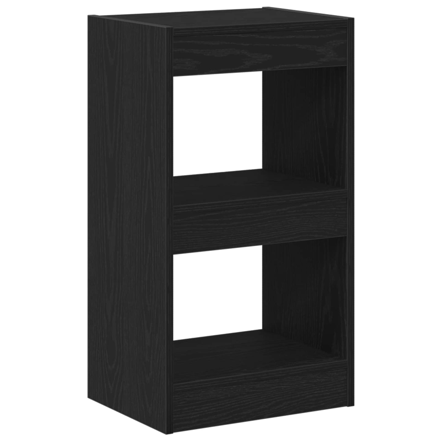 Armadio per Libri Rovere Nero 40 x 30 x 71,5 cm