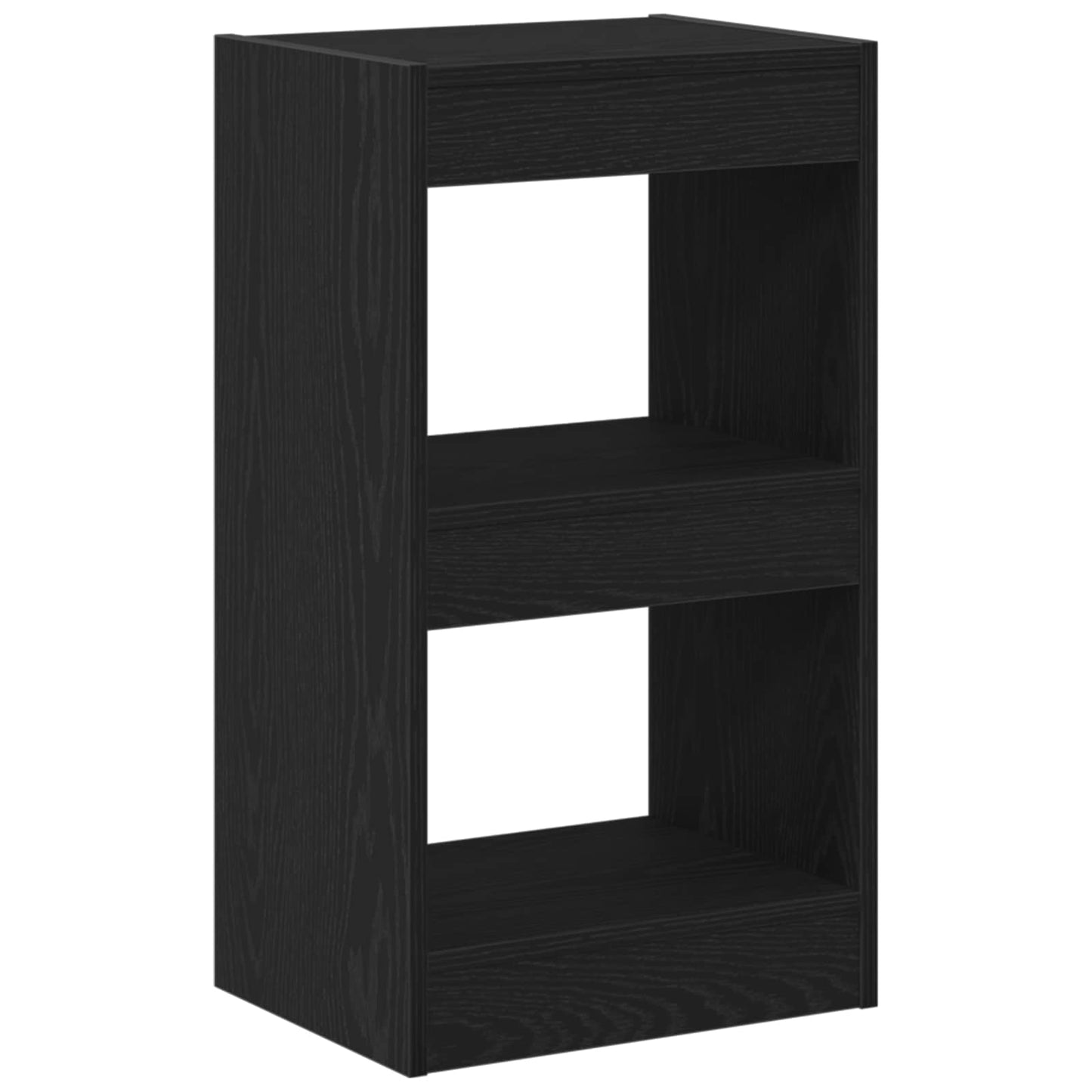 Armadio per Libri Rovere Nero 40 x 30 x 71,5 cm