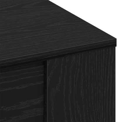 Tavolino da salotto Rovere nero 102 x 55 x 45 cm