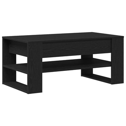 Tavolino da salotto Rovere nero 102 x 55 x 45 cm