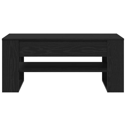 Tavolino da salotto Rovere nero 102 x 55 x 45 cm