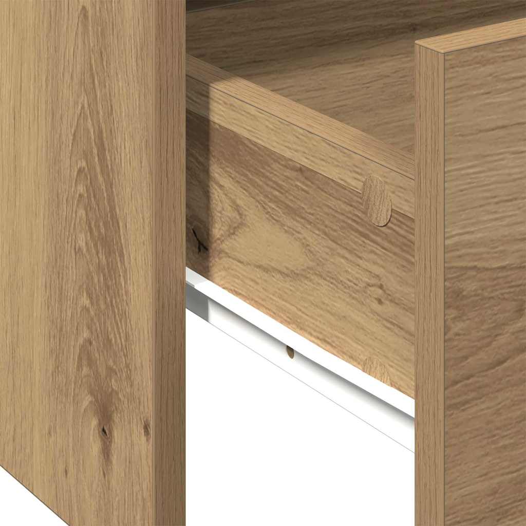 Tavolino da salotto rovere artigianale 102 x 55 x 43,5 cm