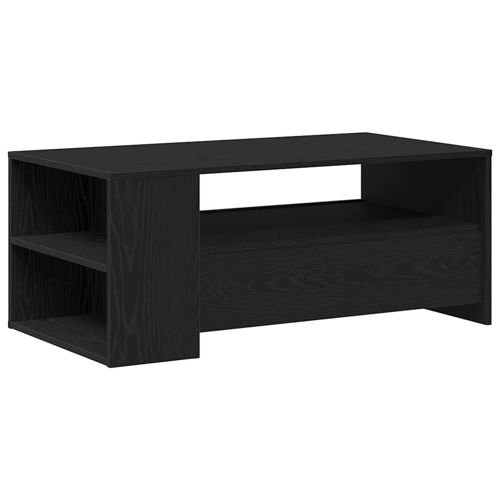 Tavolino da salotto with Drawer Rovere nero 102 x 55 x 43,5 cm