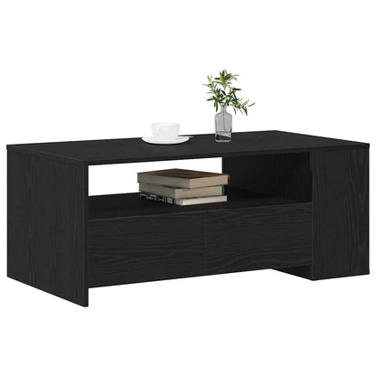 Tavolino da salotto with Drawer Rovere nero 102 x 55 x 43,5 cm