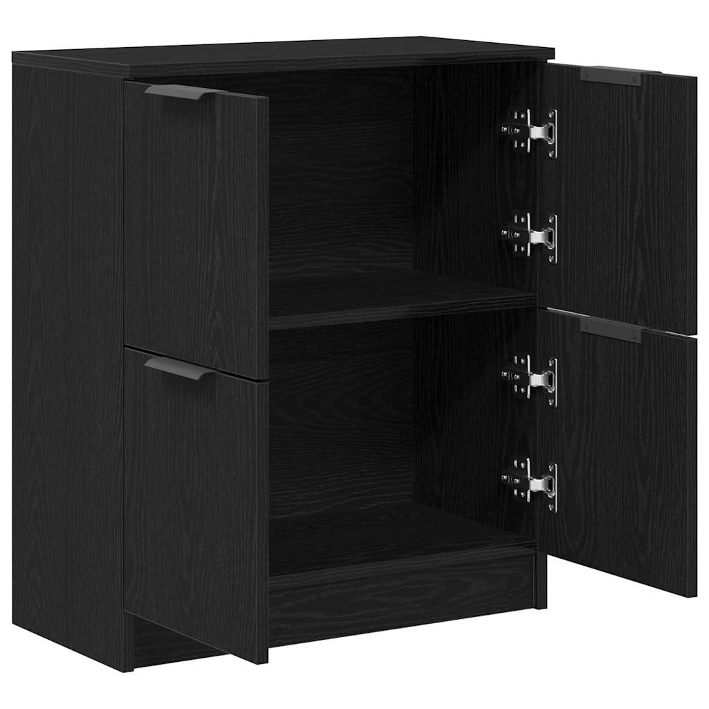 Credenza Nero 60 x 30 x 70 cm Legno multistrato