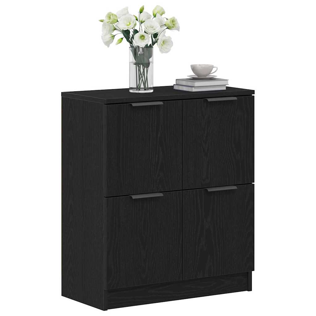 Credenza Nero 60 x 30 x 70 cm Legno multistrato