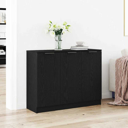 Credenza Nero 90.5 x 30 x 70 cm Legno multistrato