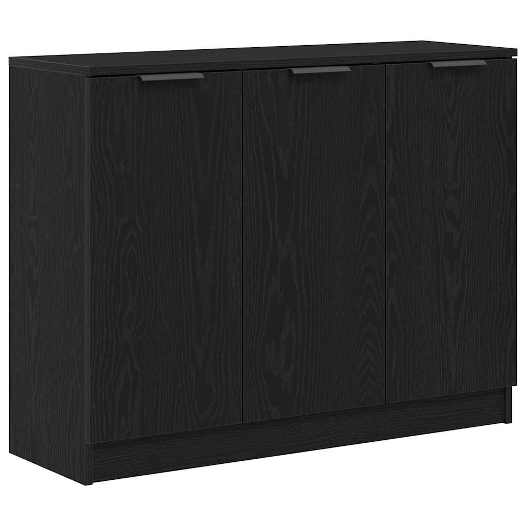 Credenza Nero 90.5 x 30 x 70 cm Legno multistrato