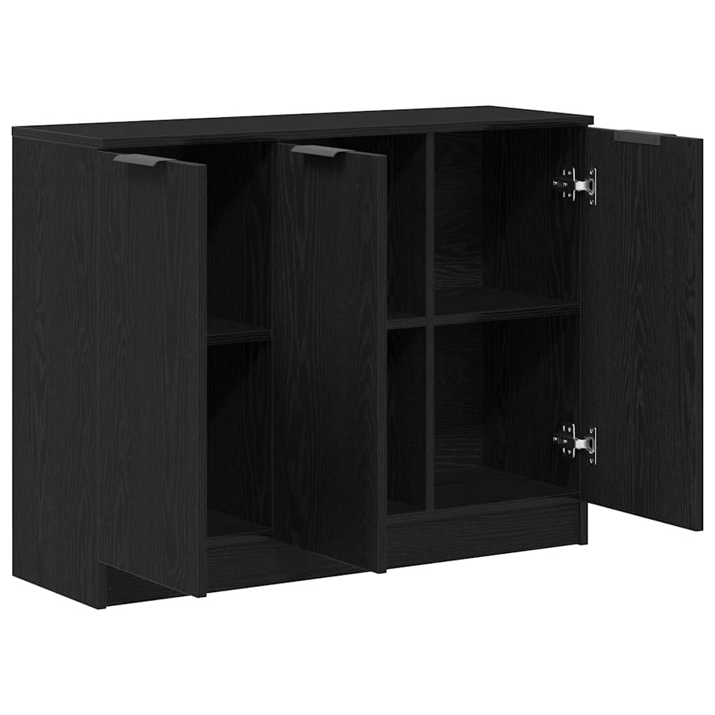 Credenza Nero 90.5 x 30 x 70 cm Legno multistrato