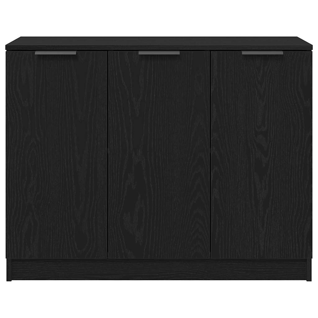 Credenza Nero 90.5 x 30 x 70 cm Legno multistrato