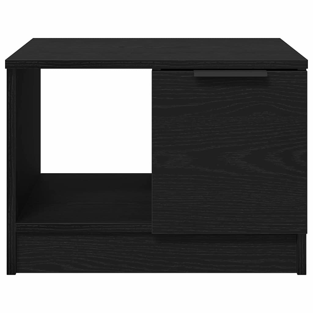 Tavolino da salotto with Drawer Rovere nero 50 x 50 x 36 cm