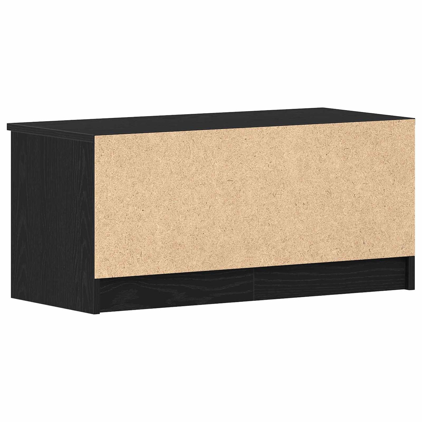 Mobile TV 2 pcs Rovere Nero 80 x 35 x 36,5 cm Legno multistrato