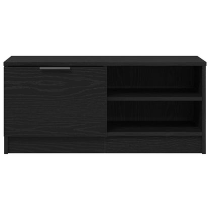 Mobile TV 2 pcs Rovere Nero 80 x 35 x 36,5 cm Legno multistrato