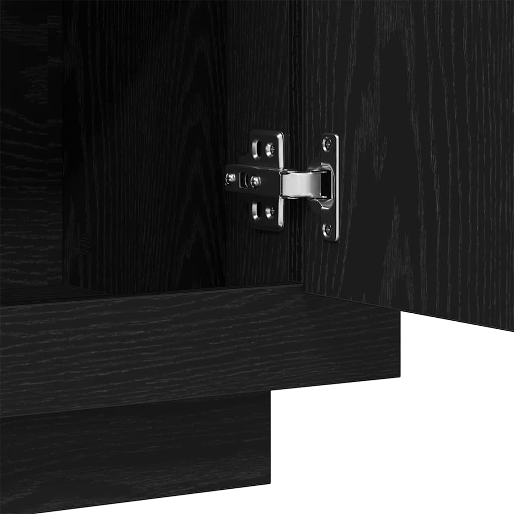 Credenza Nero 80 x 40 x 75 cm Legno multistrato