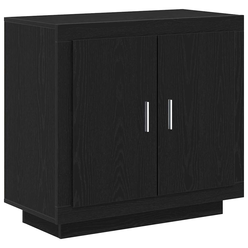 Credenza Nero 80 x 40 x 75 cm Legno multistrato