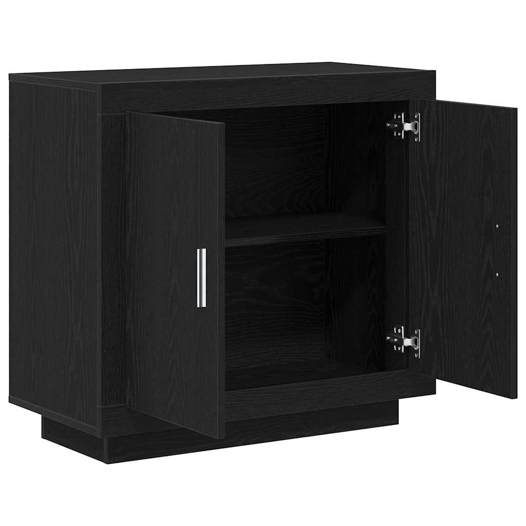Credenza Nero 80 x 40 x 75 cm Legno multistrato