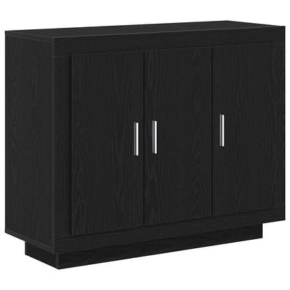 Credenza Rovere Nero 92 x 35 x 75 cm Legno multistrato