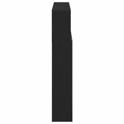 Testata del letto con testiera Rovere Nero 120 x 19 x 103,5 cm