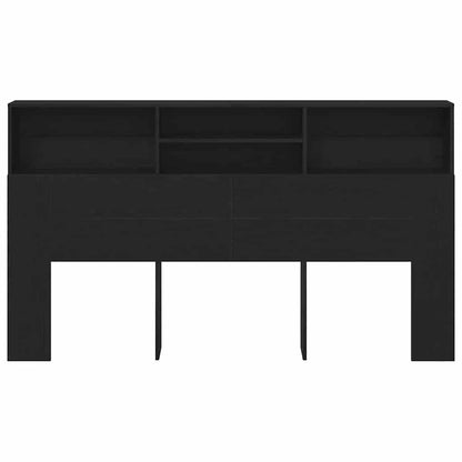 Testata del letto con testiera Rovere nero 180 x 19 x 103.5 cm