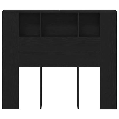 Testata del letto Rovere Nero 120 x 18.5 x 102.5 cm