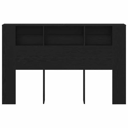 Testata del letto Rovere nero 160 x 19 x 104.5 cm