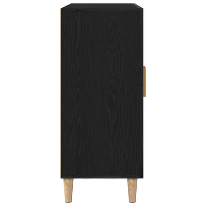Credenza Nero 90 x 34 x 80 cm Legno multistrato