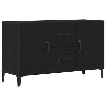 Credenza con cassetto Nero 100 x 36 x 60 cm Legno multistrato