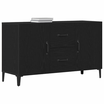 Credenza con cassetto Nero 100 x 36 x 60 cm Legno multistrato