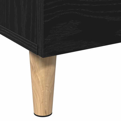 Credenza con cassetto Nero 70 x 31 x 115 cm Legno multistrato