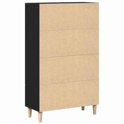 Credenza con cassetto Nero 70 x 31 x 115 cm Legno multistrato