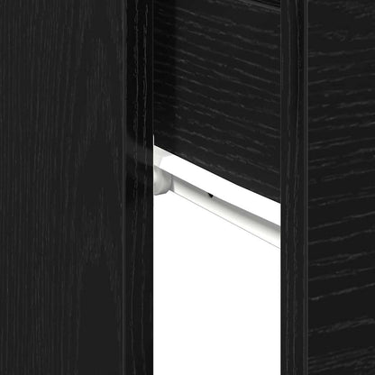 Tavolo consolle Rovere nero 90 x 36 x 75 cm Legno multistrato