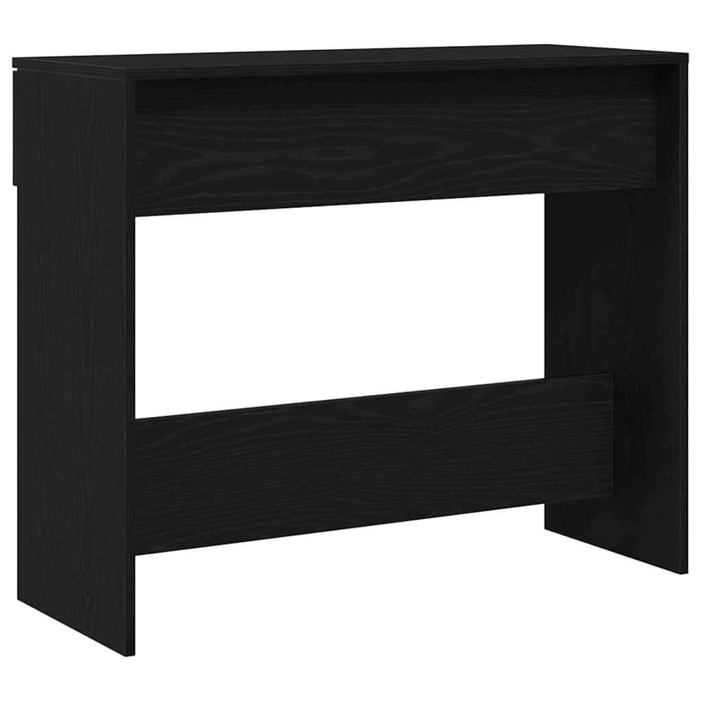 Tavolo consolle Rovere nero 90 x 36 x 75 cm Legno multistrato