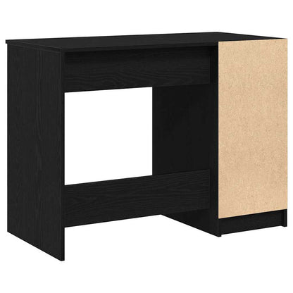 Scrivania Rovere Nero 100 x 50 x 75 cm Legno multistrato | homemem39