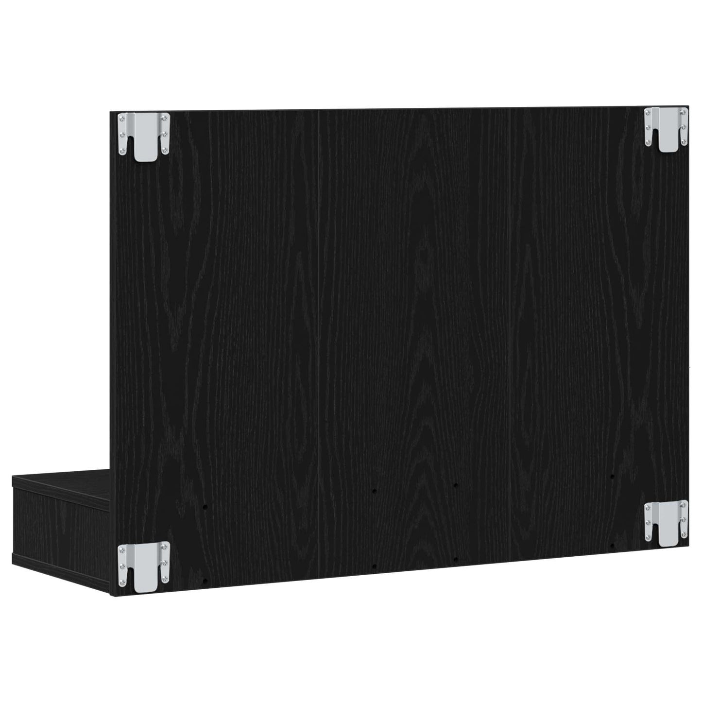 Mobiletto per specchio Rovere Nero 90 x 31,5 x 62 cm | homemem39